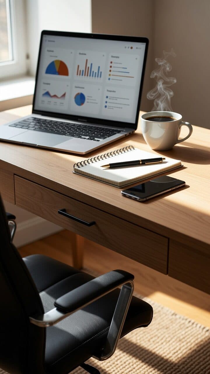 Freelancer erfasst entspannt seine Arbeitszeit